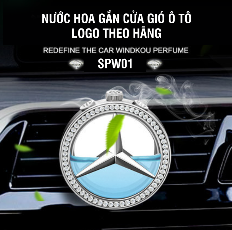 Nước Hoa Gắn Cửa Gió Ô Tô Logo Theo Hãng SPW01
